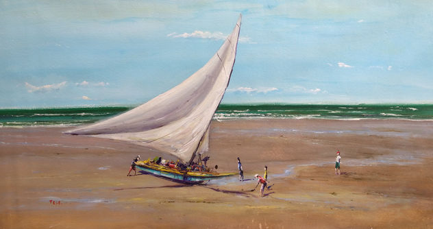 Velero, hacía el mar