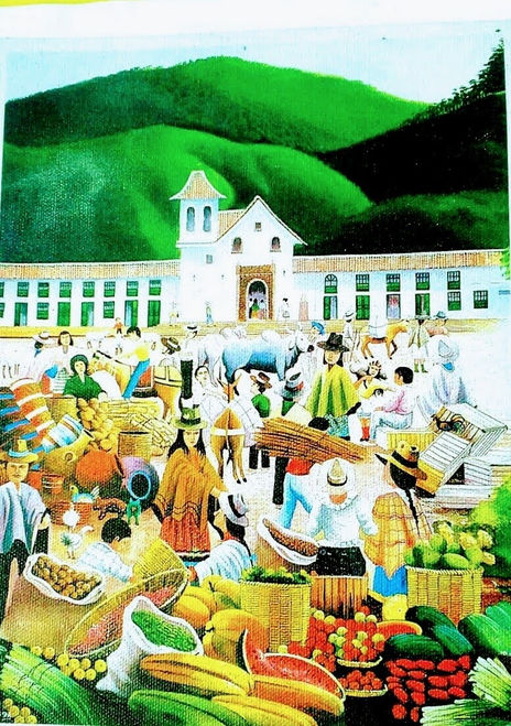 Mercado en villa de...
