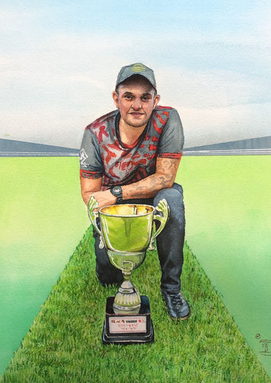 Campeon Watercolour Paper Portrait