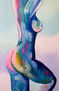 multicolor painting beauty of women