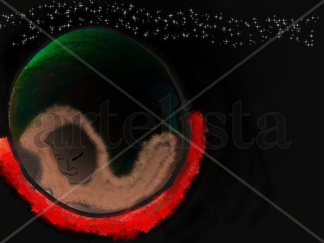 OBRA VISION TAZA MUNDO NEGRO