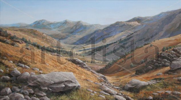 MOUNTAIN PASS Oil Canvas Landscaping