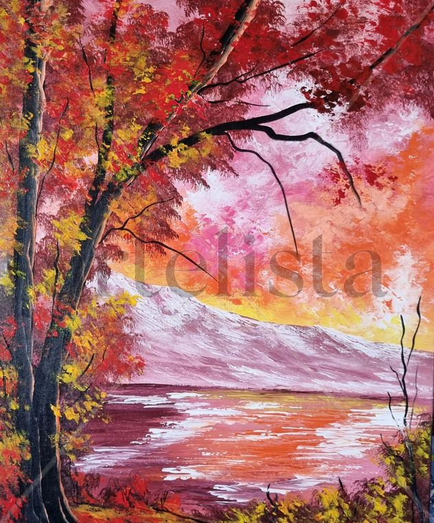 Un tierno paisaje 61x46 cm