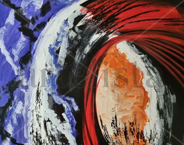 Pasión en mi lienzo 100x80 cm