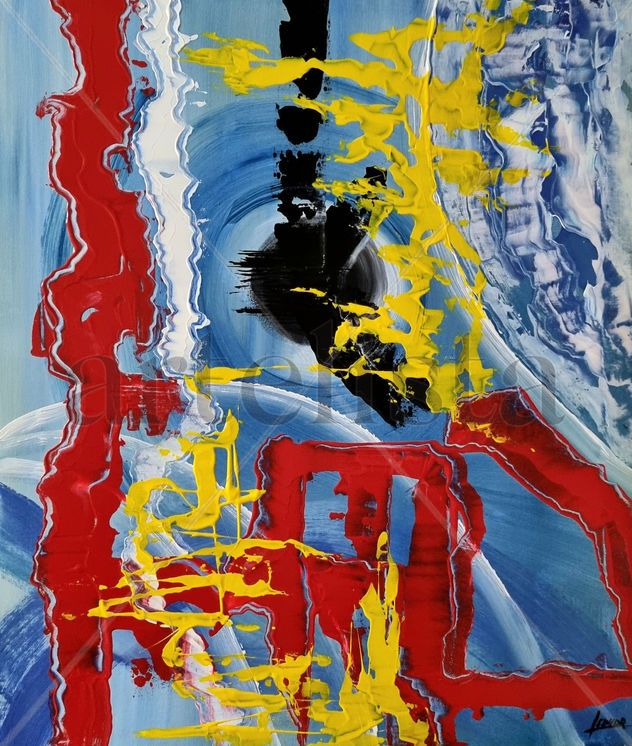 Mirando a lo alto  60x73 cm