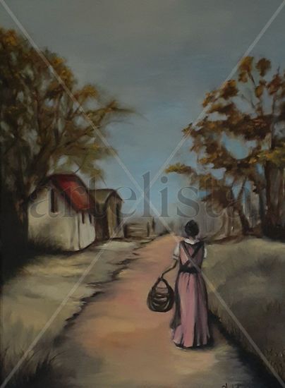 María. Oil Canvas Landscaping