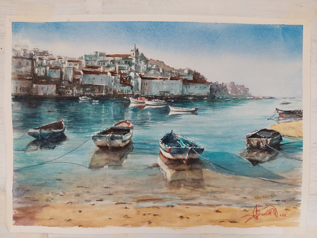 FERRAGUDO,PORTUGAL Watercolour Paper Landscaping