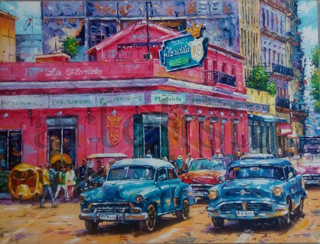 Mi Floridita Oil Canvas Landscaping