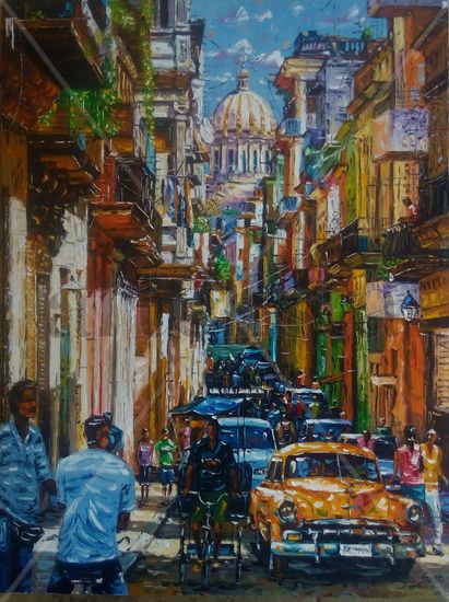 Habana1 Oil Canvas Landscaping