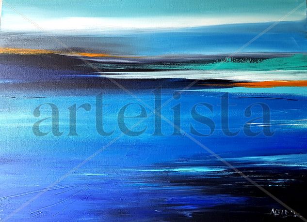 Medierraneo Acrylic Canvas Marine Painting