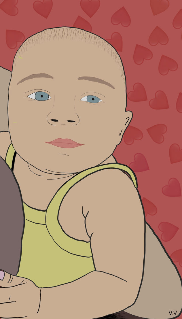 Claudia, la bebé de Elena