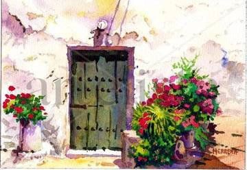 Puerta de Darrical Watercolour Paper Landscaping