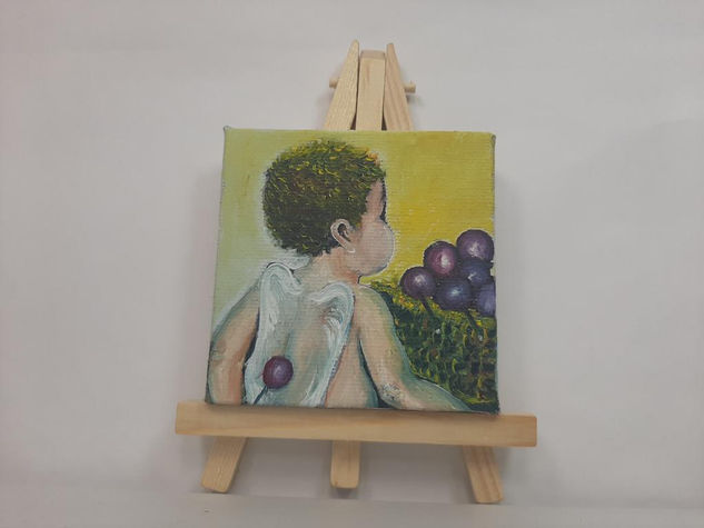 Serie Ángeles Oil Canvas Figure Painting