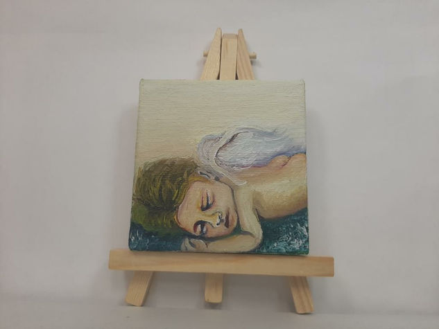 Serie Ángeles Oil Canvas Figure Painting