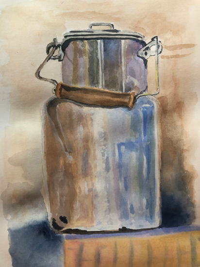 Lechera Watercolour Paper Still Life Paintings