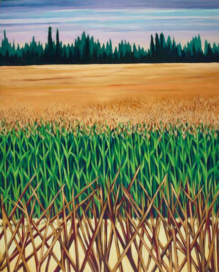 Campo de sentido G2 - 2 Oil Canvas Landscaping