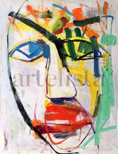 Face abstract 1033