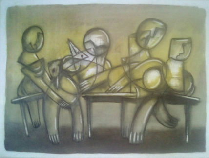 Figuras en la mesa...