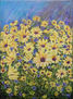 Anastasia Woron: "Margaritas" - Óleo Original Firmado (30x40 cm.) 2022