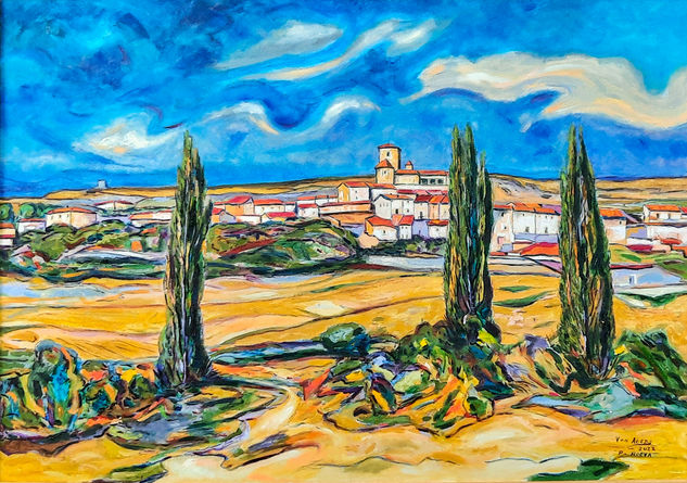 Paisaje de Hueva Oil Panel Landscaping