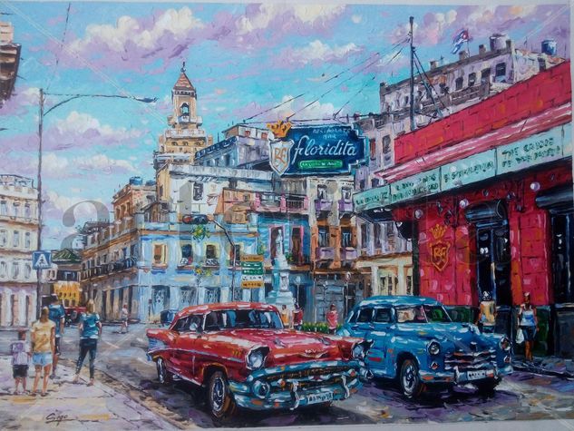 Floridita 2 Oil Canvas Landscaping