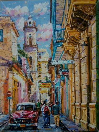 Mi Bodeguita Oil Canvas Landscaping