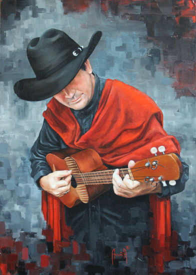 Cuatrista Oil Canvas Figure Painting