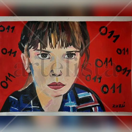 Once "Stranger things" Acrílico Papel Retrato