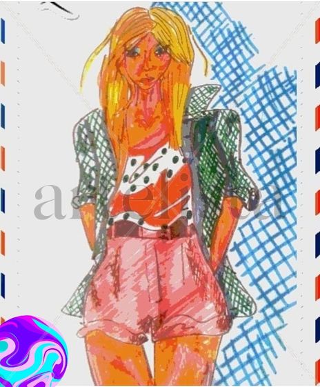 Ilustración de moda...