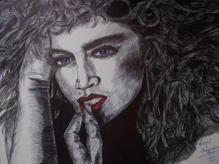 Retrato pop de madonna