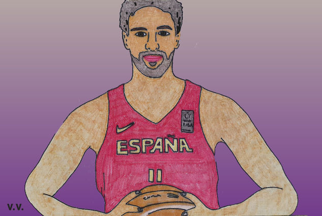 Pau Gasol Otros Tela Retrato