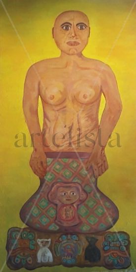 Volver a ser Oil Canvas Figure Painting