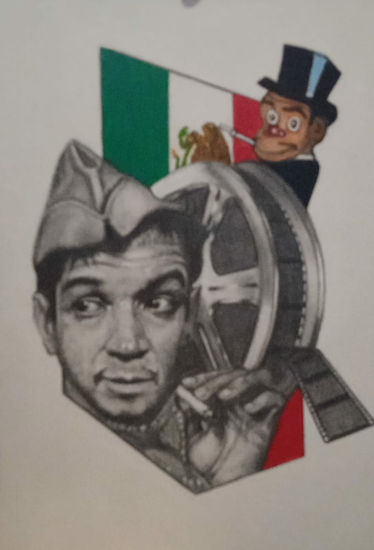 Cantinflas Mixed Media