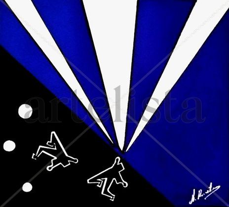 Volando en la...