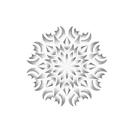 Mandala pointilism