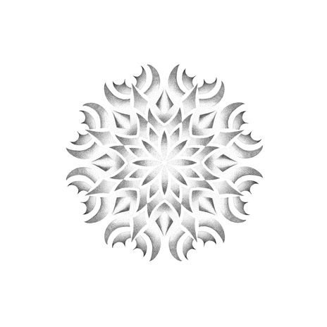 Mandala pointilism