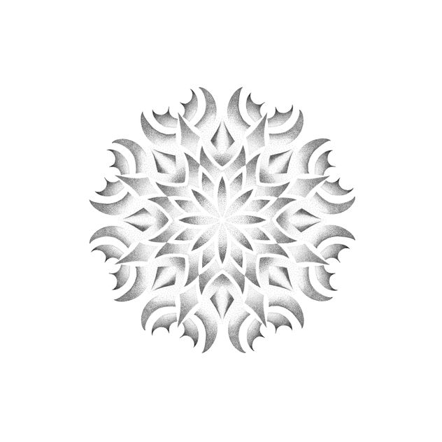 Mandala pointilism