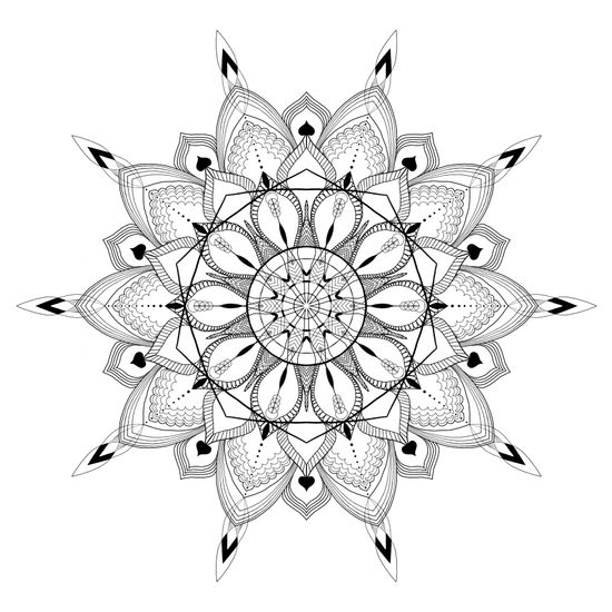 Mandala flor 