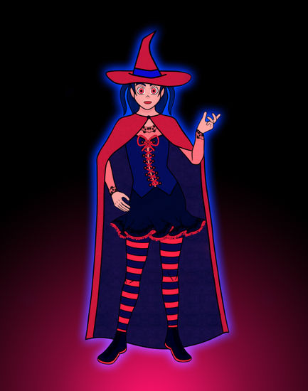 Personaje Original Bruja peliazul 