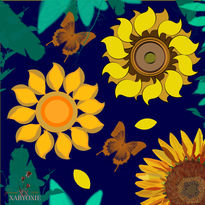 Girasoles en Setiembre