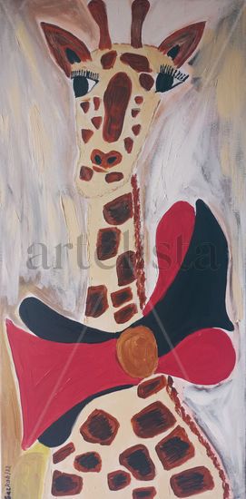 Bella Jirafa/ Gorgeous Giraffe Acrylic Canvas Animals