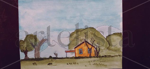 La vieja estacion Watercolour Paper Landscaping