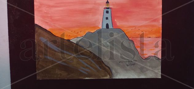 Atardecer en el faro