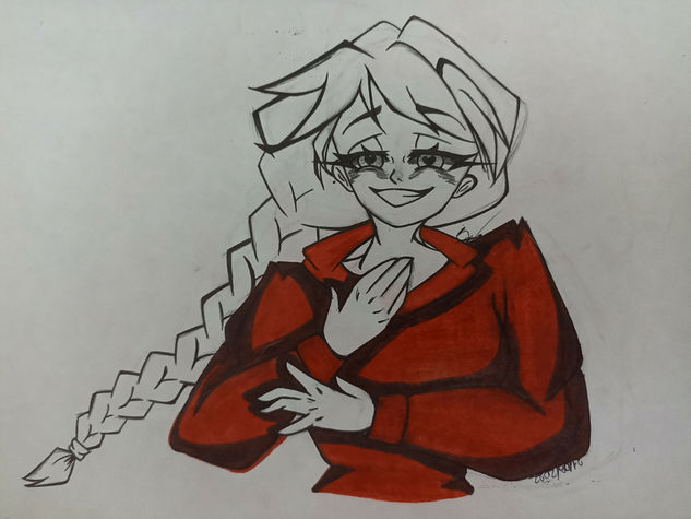 Red hoodie Pencil