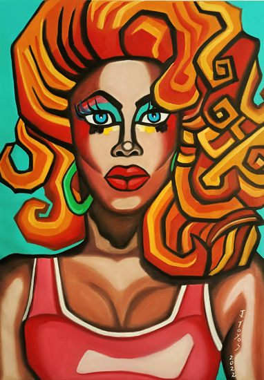 ""HONEY DAVENPORT" 2022 Oil Canvas Portrait