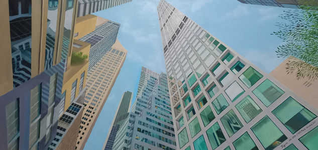 432 Park avenue Oil Canvas Landscaping