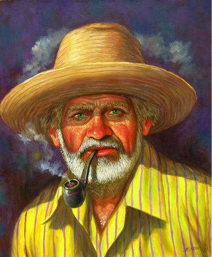 Viejo campesino con...