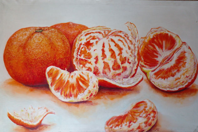 Mandarinas Oil Canvas Still Life Paintings