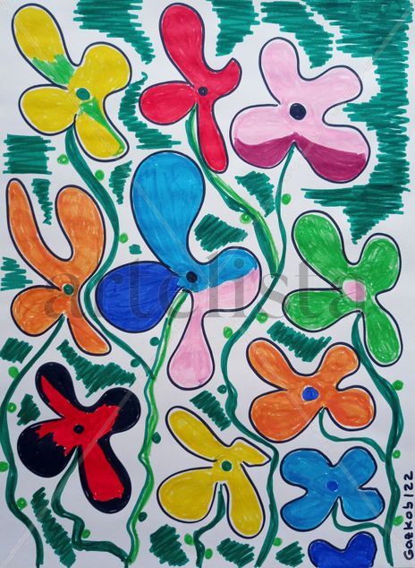 Flores de colores