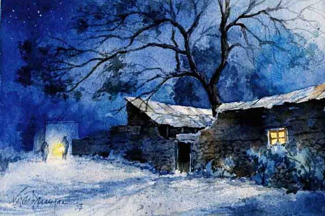 Noche en Moris Watercolour Paper Landscaping